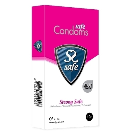 Prezerwatywy wzmocnione - Safe Strong Condoms 10 szt (1)