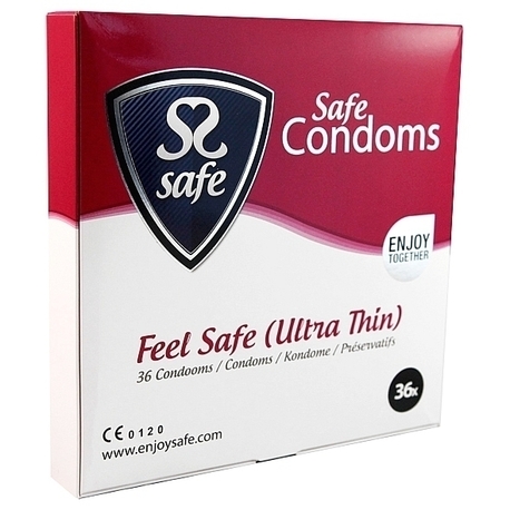 Prezerwatywy ultra cienkie - Safe Feel Safe Condoms Ultra-Thin 36 szt (1)