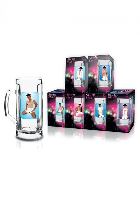 Szklany kufel 500 ml - Strip Club Mężczyźni