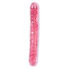 Dildo - DOUBLE DONG 12 PINK JELLY (2)