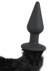 Korek analny silikonowy z kocim ogonem 11 cm Bad Kitty (2)