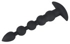 Koraliki analne silikonowe z wibracjami 21 cm Black Velvets (2)