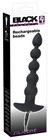 Koraliki analne silikonowe z wibracjami 21 cm Black Velvets (3)