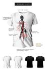 Koszulka - T-shirt men black regular XXL (2)