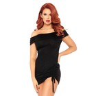 Sukienka LO86111 bez ramion czarna XL (1)