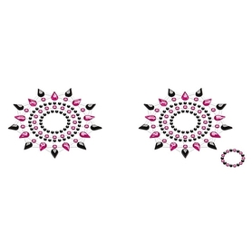 Biżuteria na piersi - Petits Joujoux Gloria Black&Pink