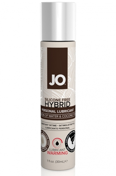 Środek nawilżający hybrydowy - System JO Hybrid Lubricant Coconut Warming 30 ml Kokosowy Rozgrzewający (1)