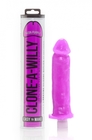 Clone A Willy Kit - Zestaw do klonowania penisa wibrujący - Neon Purple (1)