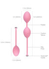 Frisky - zestaw piłek przyjemności - różowych (4)