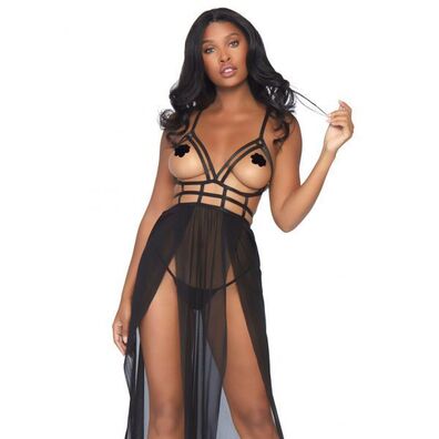 Sukienka Cage Maxi i stringi S/M
