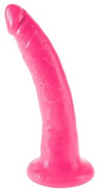 Dildo - Dildo z przyssawką 19,9 cm Dillio - różowy
