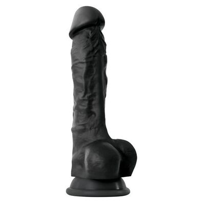 7-calowe dildo - czarne