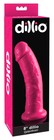 Dildo - Dildo z przyssawką 21,6 cm Dillio - różowe (3)