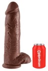 Dildo - Dildo z przyssawką 31 cm King Cock (2)