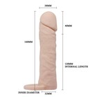 Penis extended sleeve, elastic TPR material (2)