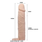 Penis extended sleeve, elastic TPR material (2)