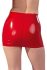 Lateksowa mini spódniczka czerwona XXL (2)