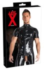 Czarna lateksowa koszula XL (4)