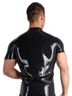 Czarna lateksowa koszula XL (3)