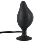 Korek analny silikonowy pompowany True Black 16,8 cm (4)