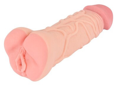 Masturbator i przedłużka 2 w 1 Nature Skin