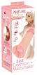 Masturbator i przedłużka 2 w 1 Nature Skin (2)