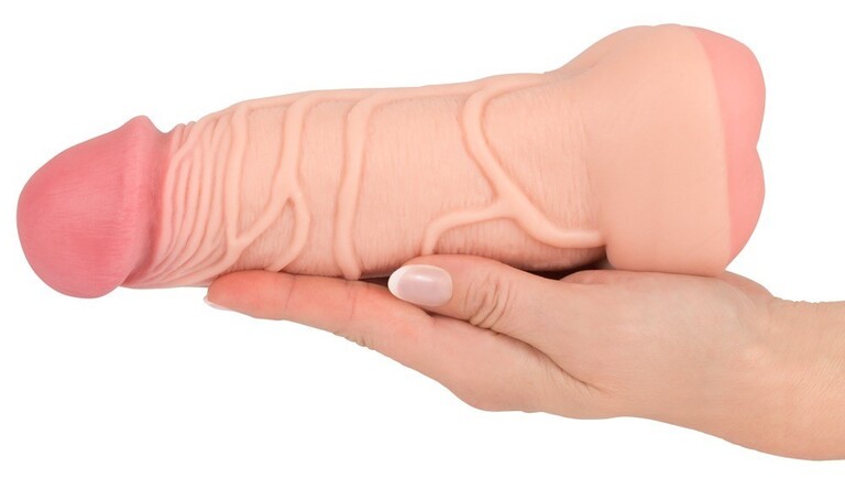Masturbator i przedłużka 2 w 1 Nature Skin (4)