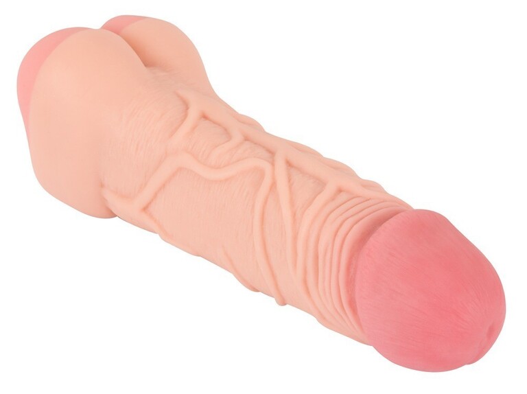 Masturbator i przedłużka 2 w 1 Nature Skin (3)