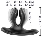 Korek analny z wibracjami 8,9cm XouXou (4)