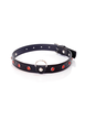 Obroża - Fetish Boss Series Collar - 2 cm. red crystal