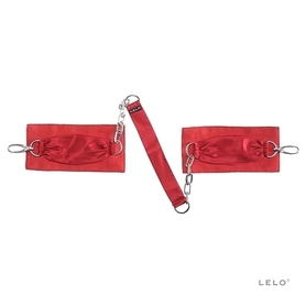 Mankiety - Lelo Sutra Chainlink Cuffs Red