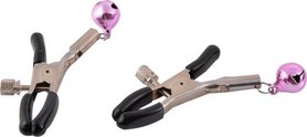 Zaciski na sutki - Kinky clamps black nipple clamps