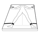 Zestaw do krępowania na łóżko - Under Mattress Restraint Set (3)