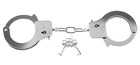 Kajdanki metalowe - FFS Metal Handcuffs Silver (3)