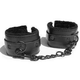 Mankiety - S&M Shadow Fur Handcuffs