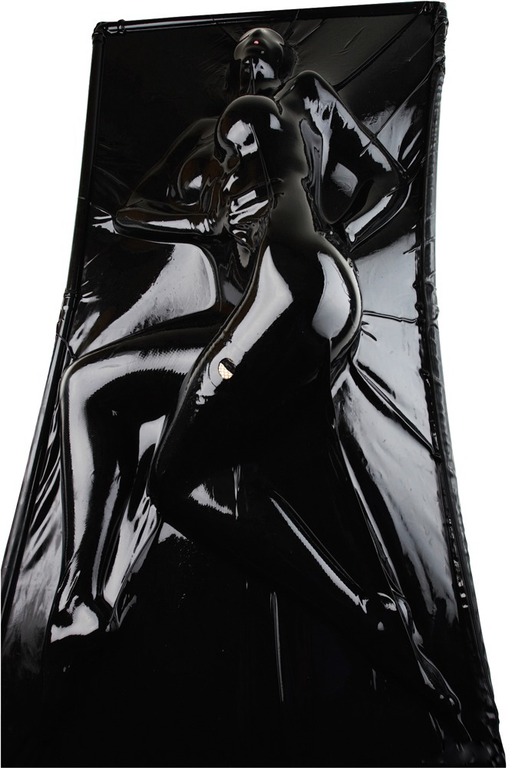 Łóżko - Latex Vacuum Bed Black