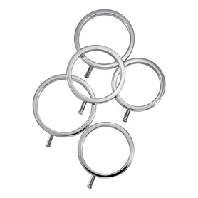 Zestaw pierścieni - ElectraStim Solid Metal Cock Ring
