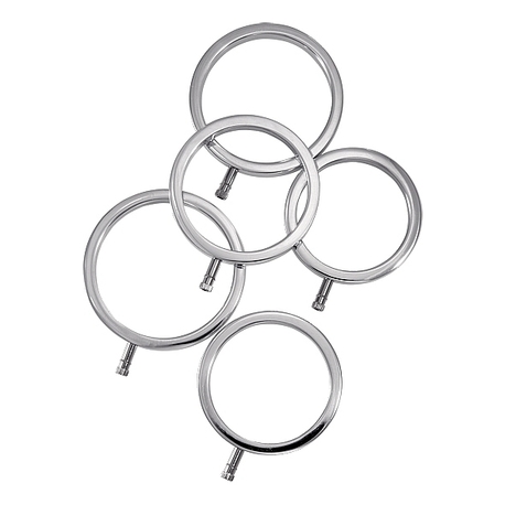 Zestaw pierścieni - ElectraStim Solid Metal Cock Ring (1)