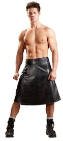 M. Imitation Leather Skirt S