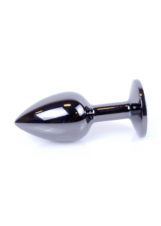 Plug-Jewellery Dark Silver PLUG- Clear (5)