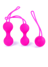 Kulki-Silicone Kegal Balls Set - Pink (1)