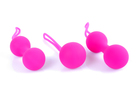 Kulki-Silicone Kegal Balls Set - Pink (3)