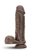 Dildo-DR. SKIN MR. MAGIC 9INCH DILDO CHOCOLATE