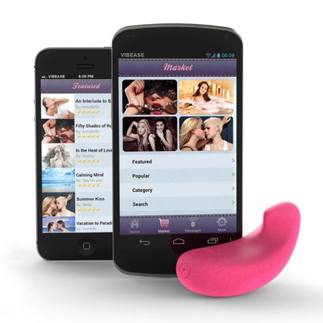 Wibrator sterowany aplikacją - Vibease Android Version Vibrator Pink różowy (1)
