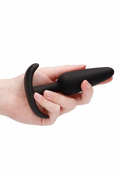 GILLES medium cork butt-plug with handles - Black (6)