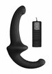 Strap-On mocowany w pochwie z wibracjami - Czarny (1)
